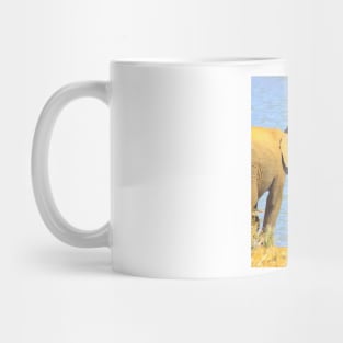 African Wildlife Photography Elephant love Mug